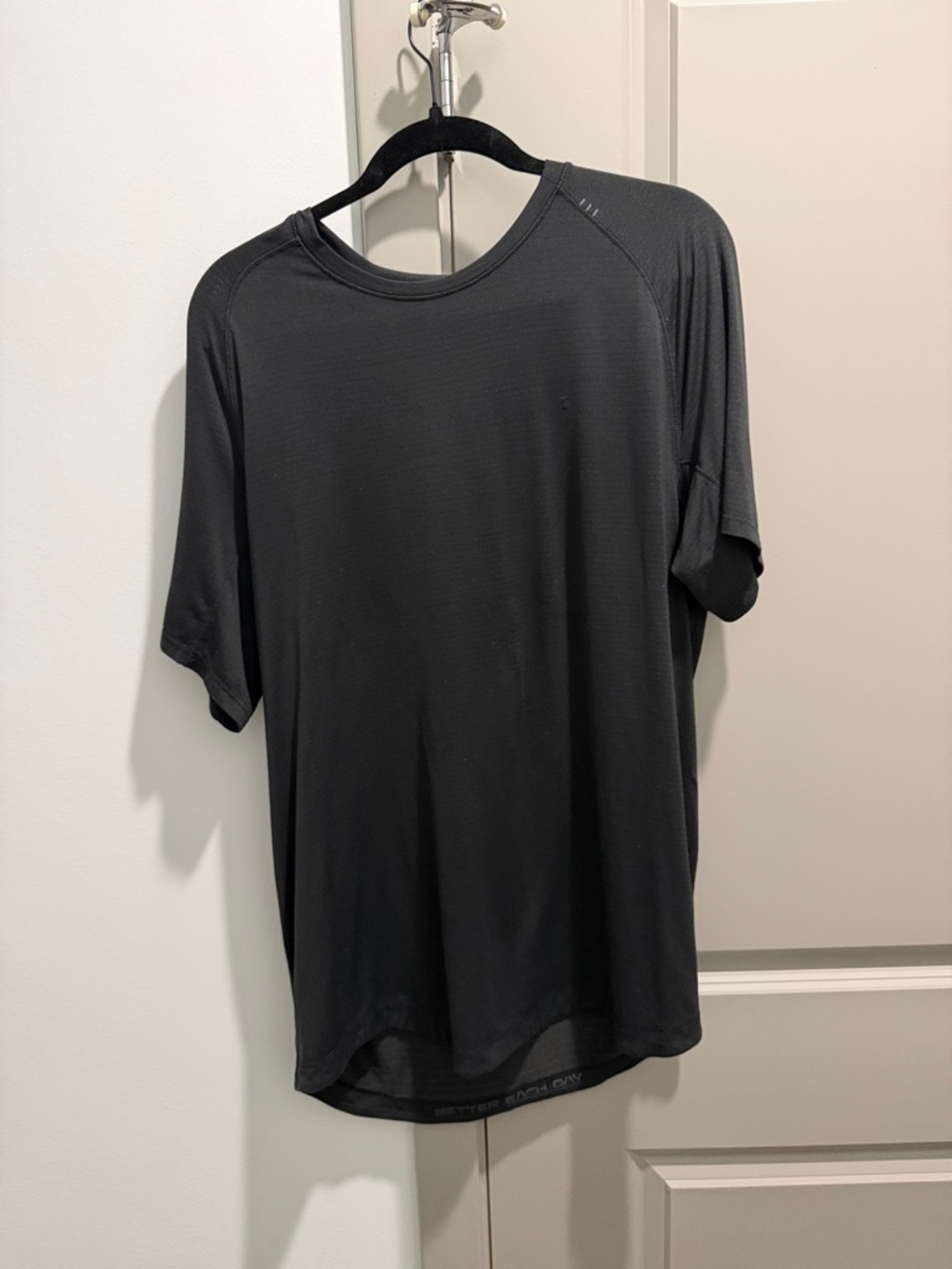 lululemon athletica Black Short-Sleeve Crew Tee